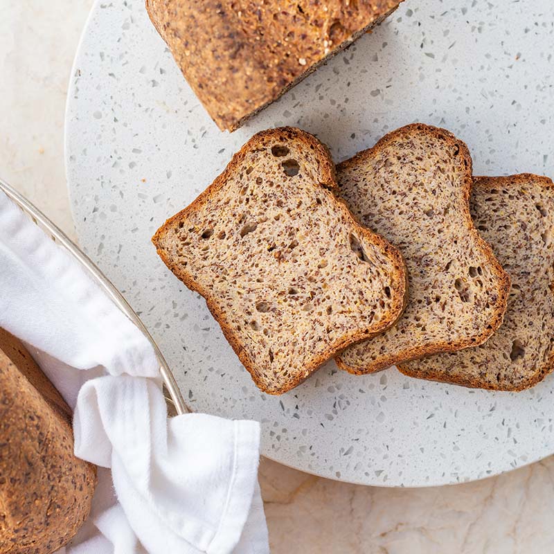 Healthy buckwheat bread, perfect for sandwiches or as a side