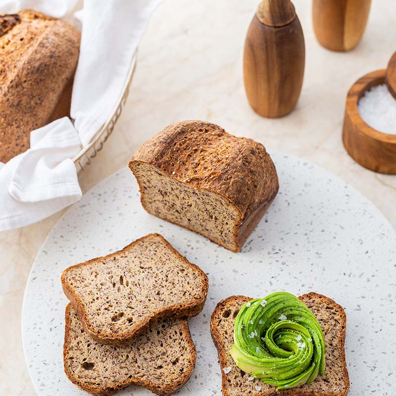 Healthy buckwheat bread, perfect for sandwiches or as a side
