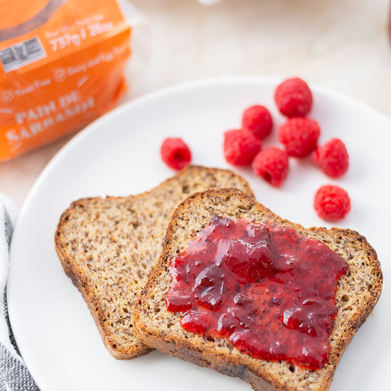 Healthy buckwheat bread, perfect for sandwiches or as a side